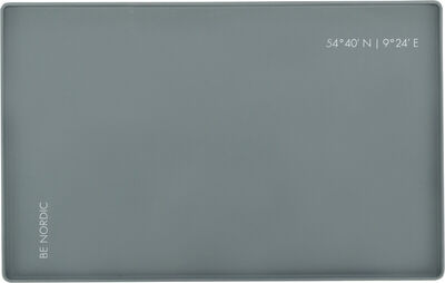 Trixie Mat Slikon Kedi ve Köpek Mama ve Su Kabı Servisi 48x30 Cm Gri