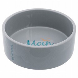 Trixie - Trixie Moi Köpek Seramik Mama Su Kabı Gri 1,4 Lt-20 Cm 
