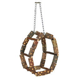 Trixie Doğal Ahşap Paraket Tüneği 11x17x11 Cm - Thumbnail