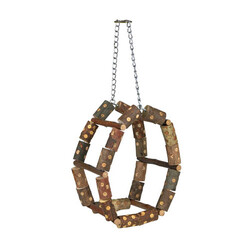 Trixie - Trixie Doğal Ahşap Paraket Tüneği 11x17x11 Cm 