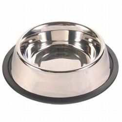 Trixie - Trixie Paslanmaz Çelik Kedi Köpek Mama Su Kabı 1800 Ml 30 Cm 