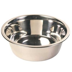 Trixie - Trixie Paslanmaz Çelik Köpek Mama Su Kabı 4,5 Lt 28 Cm