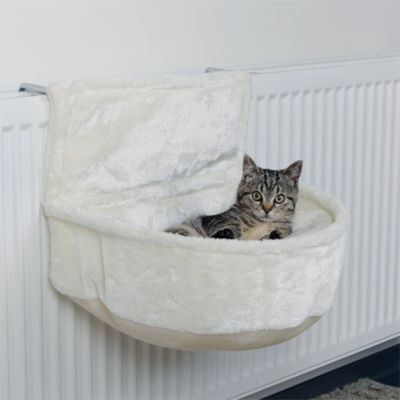 Trixie Peluş Kedi Kalorifer Yatağı 45x13x33 Cm Beyaz 