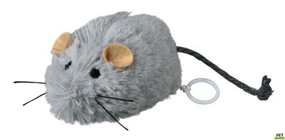 Trixie Peluş Titreşimli Fare Kedi Oyuncağı 8 Cm