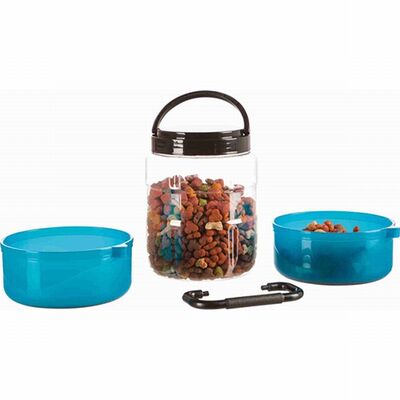 Trixie Kedi ve Köpek Seyahat Seti 2 Kap+1 Plastik Kavanoz 0,75 Lt 