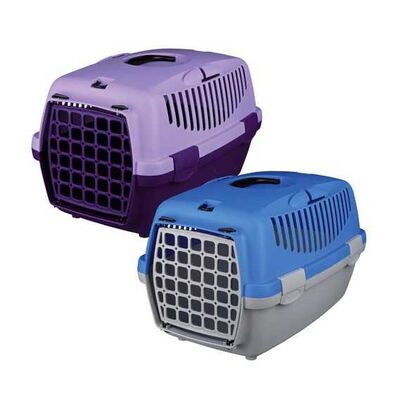 Trixie Kedi ve Küçük Irk Köpek Taşıma Kabı 32x31x48 Cm Mavi Gri