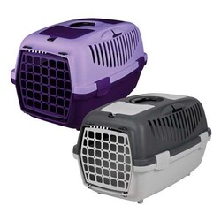 Trixie - Trixie Kedi ve Küçük Irk Köpek Taşıma Kabı XS-S 37x34x55 Cm Açık Gri
