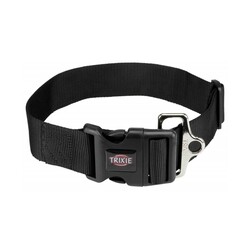 Trixie - Trixie Premium Köpek Boyun Tasması L-XXl Siyah