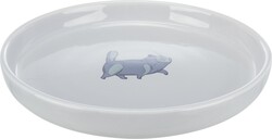 Trixie - Trixie Seramik Kedi Mama Kabı 0,6 Lt 23 Cm Gri