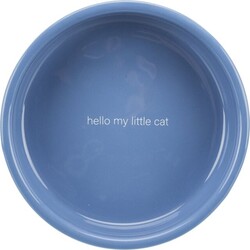 Trixie Seramik Kedi Mama ve Su Kabı 0,3 Lt 15 Cm Açık Mavi Beyaz - Thumbnail