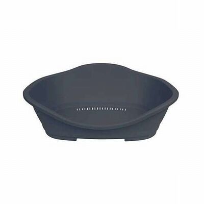 Trixie Sert Plastik Köpek Yatağı No:4 88x62 Cm Gri 