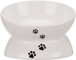 Trixie Yükseltilmiş Ergonomik Seramik Kedi Mama Su Kabı 0,15 Lt 13 Cm - Thumbnail