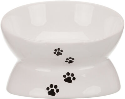 Trixie Yükseltilmiş Ergonomik Seramik Kedi Mama Su Kabı 0,15 Lt 13 Cm