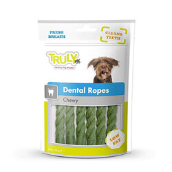 Truly - Truly Dental Ropes Ağız Diş Sağlığı Yumuşak Köpek Ödülü 95 Gr 