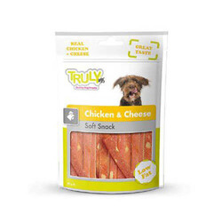 Truly - Truly Jerky Peynirli ve Tavuklu Yumuşak Köpek Ödülü 90 Gr 