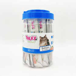 Truly - Truly Somonlu ve Morina Balıklı Sıvı Kedi Ödül Maması 14 Gr 30'lu 