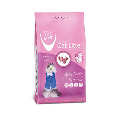 Van Cat Baby Powder Parfümlü İnce Taneli Kedi Kumu