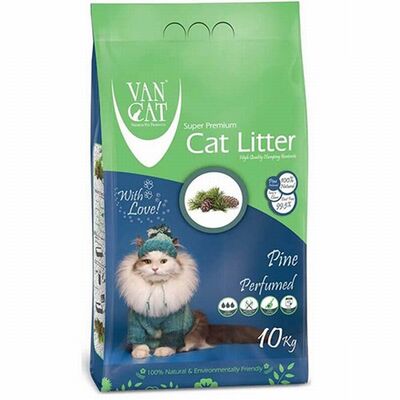 VanCat Çam Kokulu İnce Taneli Kedi Kumu 2x10 Kg 