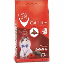 VanCat - VanCat Natürel Cat Litter Kokusuz İnce Taneli Kedi Kumu 2x10 Kg 
