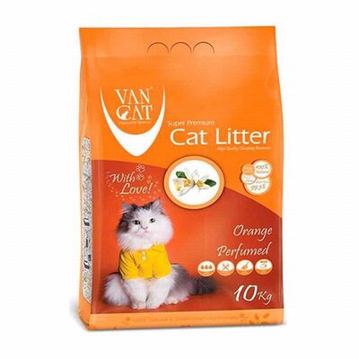 VanCat Portakal Kokulu İnce Taneli Kedi Kumu 2x10 Kg 