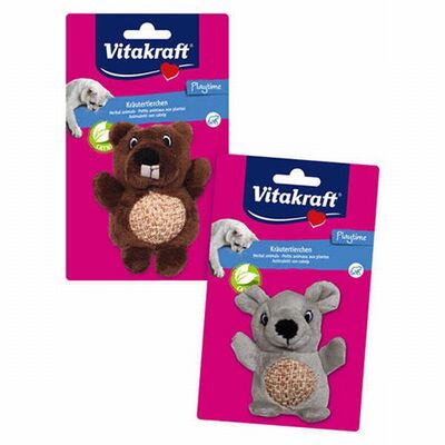 Vitakraft Catnip Kokulu Ayıcık Peluş Kedi Oyuncağı 
