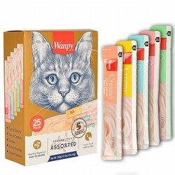 Wanpy Karışık Krema Kedi Ödülü 25x14 Gr - Thumbnail