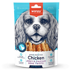 Wanpy - Wanpy Oven Roasted Kalsiyumlu Gerçek Tavuk Sargılı Köpek Ödülü 100 Gr 