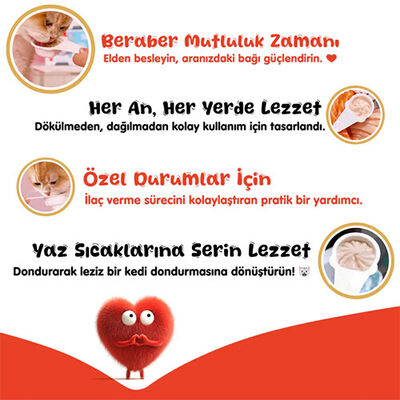 Wanpy Somonlu Kaşık Krema Kedi Ödül Maması 10x16 Gr 