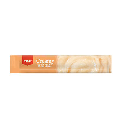 Wanpy Tavuklu ve Peynirli Krema Köpek Ödülü 5x14 Gr 
