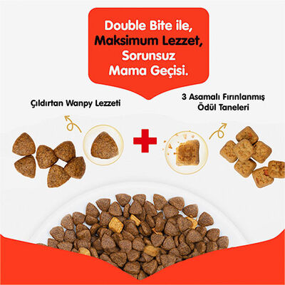Wanpy With Oven Baked Bites Sığır Etli Tahılsız Yetişkin Köpek Maması 1,5 Kg 