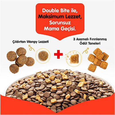 Wanpy With Oven Baked Bites Tavuklu Tahılsız Yavru Kedi Maması 1,5 Kg 