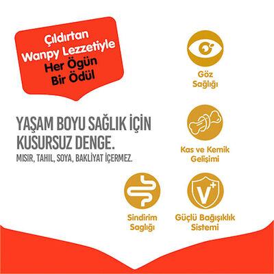 Wanpy With Oven Baked Bites Tavuklu Tahılsız Yavru Kedi Maması 1,5 Kg 