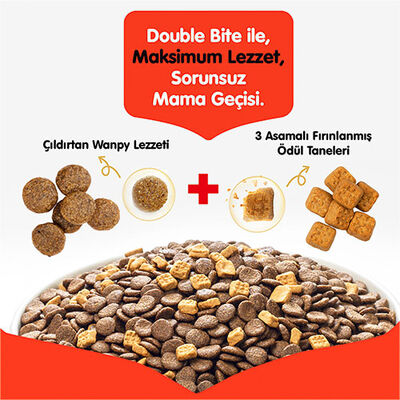 Wanpy With Oven Baked Bites Tavuklu Tahılsız Yetişkin Kedi Maması 1,5 Kg 