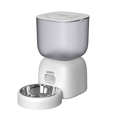 Wero 2in1 Akıllı Kedi ve Köpek Mama Kabı ve Su Pınarı Seti Wi-Fi Kontrollü Otomatik Besleme 