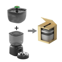 Wero 2in1 Akıllı Kedi ve Köpek Mama Kabı ve Su Pınarı Seti Wi-Fi Kontrollü Otomatik Besleme - Thumbnail