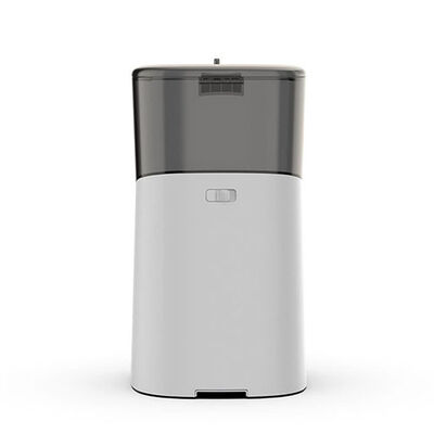 Wero Akıllı Kedi Köpek Mama Kabı Pro 1080p Ayarlanabilir Kamera Wifi Kontrol Pet Feeder Metal Kase Beyaz 6 Lt 