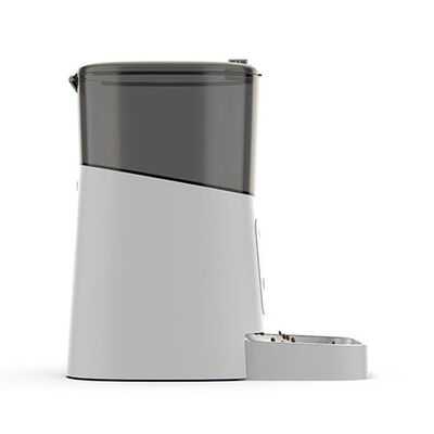 Wero Akıllı Kedi Köpek Mama Kabı Pro 1080p Ayarlanabilir Kamera Wifi Kontrol Pet Feeder Metal Kase Beyaz 6 Lt 