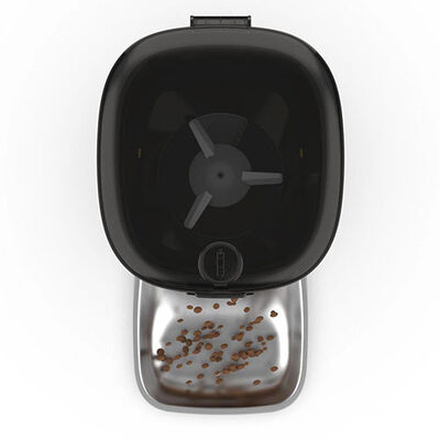 Wero Akıllı Kedi Köpek Mama Kabı Pro 1080p Ayarlanabilir Kamera Wifi Kontrol Pet Feeder Metal Kase Siyah 6 Lt 