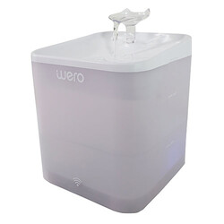 Wero Akıllı Kedi Köpek Su Şelalesi Su Pınarı Su Sebili Otomatik Su Temizleme WiFi Uv 2,2 Lt Beyaz - Thumbnail