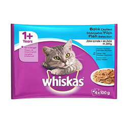 Whiskas - Whiskas Pouch Balık Seçenekleri Jöleli Kedi Konservesi