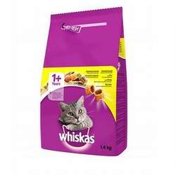 Whiskas - Whiskas Tavuklu ve Sebzeli Yetişkin Kedi Maması 1,4 Kg 