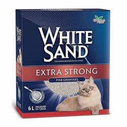 White Sand - White Sand Extra Strong Cat Litter Extra Topaklanan Kedi Kumu 2x6 Lt 