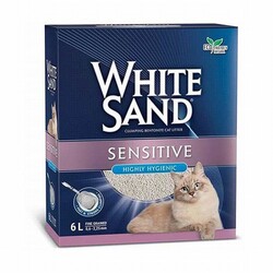 White Sand - White Sand Sand Sensitive Plus Cat Litter Yapışmayan Kedi Kumu 2x6 Lt 