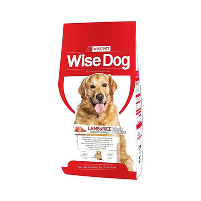 Wise Dog Kuzu Etli ve Pirinçli Yetişkin Köpek Maması 15 Kg 